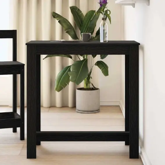 Zamów dziś Stół barowy Czarny Dąb 102x50x103,5 cm z drewna Lumarko! - Hurtownia wielobranżowa Lumarko